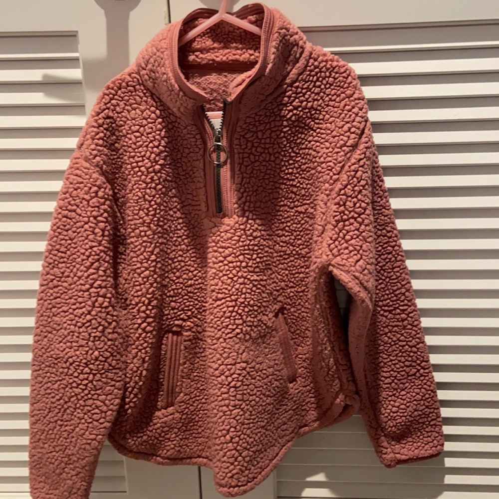 Girls Sherpa Pullover
